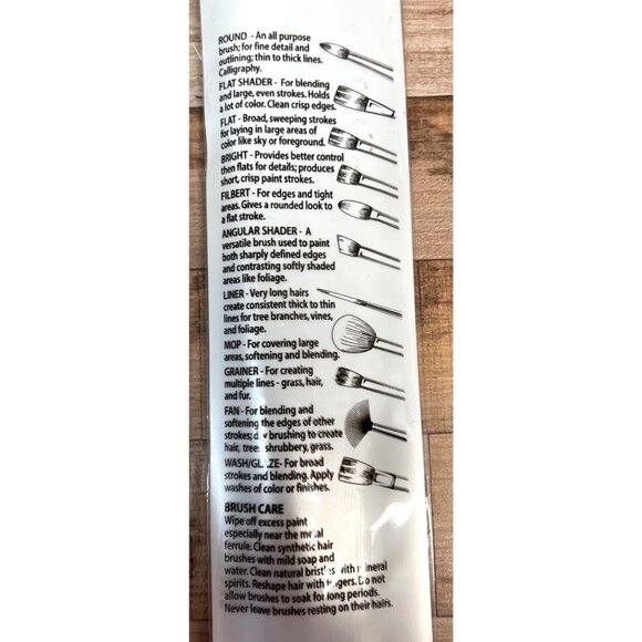 Princeton Art & Brush Co Value Pack Brush Set For Acrylics Watercolors Oils & St - Picture 5 of 5